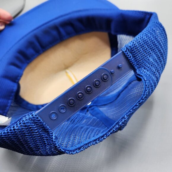 Mile 0 Vintage Car Club Trucker Hat Adjustable Mesh Blue Vintage - Picture 10 of 11